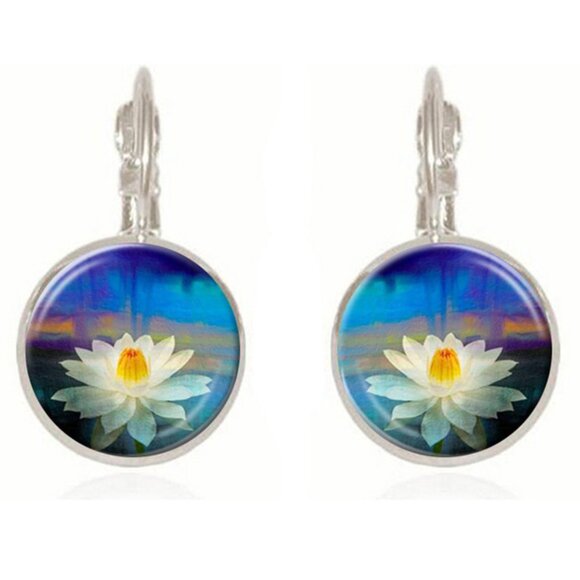 Trendy Ethnic Flower Earrings Bohemian Vintage Earrings For Women, HA4044